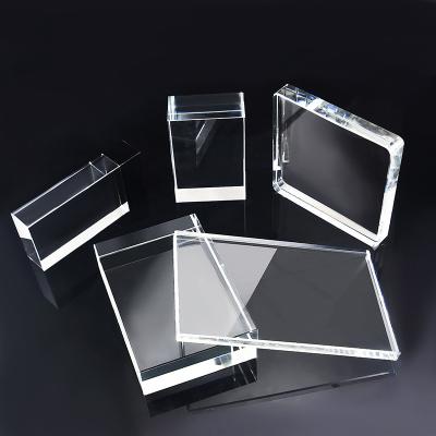 China China Wholesale Clear K9 Crystal Cube 3d Photo Laser Engraving Blank Block for sale