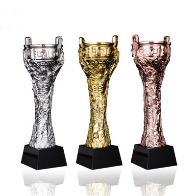 China China factory wholesale custom cheap sports resin trophy with black base for sale