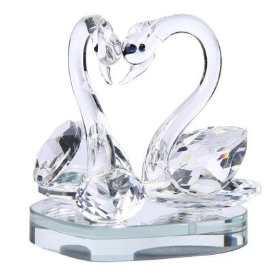 China Europe 2019 Hot Sale High Quality New Products Crystal Swan For Wedding Favors Gifts for sale