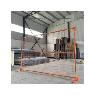 China Metal Frame 6 feet * 10 feet Canada Style Portable Temporary Fence Panel for Outdoor for sale