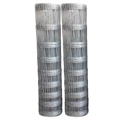 China Sustainable hot dip galvanized high strength field steel wire goat mesh farm fence cattle prairie for sale