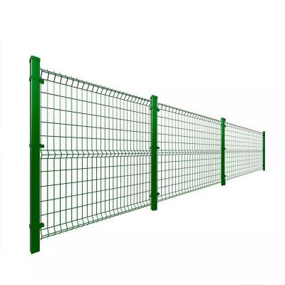 China Galvanized Steel Welded 3D Curved Wire Mesh Garden Fence for Security Security Fence for sale