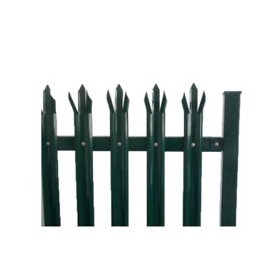 China Europe Palisade Fence W Wrought Iron Gate for 6ft Metal Steel Residential Security for sale