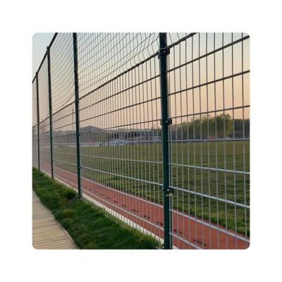 China Powder Coated Metal Fence for Germany 868 Welded Twin Wire Double Rod Wire Mesh Fence for sale