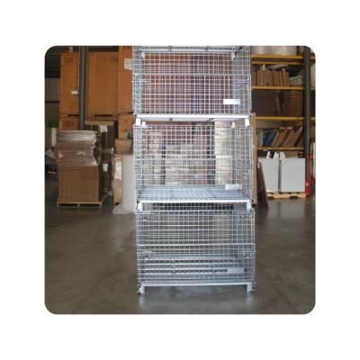 China Advantage Easily Installation Metal Rolling Storage Cage for Warehouse Organizatio for sale