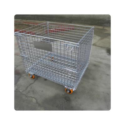 China Provide Sample Welded Metal Cage for Warehouse Storage Equipment Pallet Technique for sale