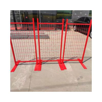 China High quality Steel tube roadway used cheap Canada temporary fence for sale