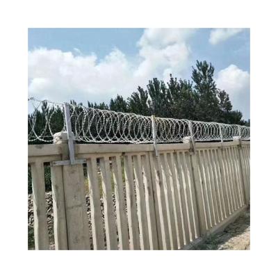 China Low Carbon Steel Protective Construction Razor Barbed Fence for High Demand Market for sale