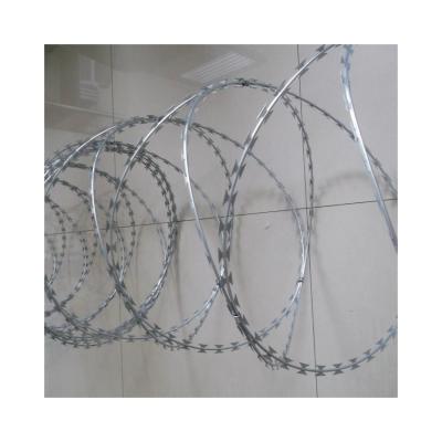 China Sell well Outlet High-quality Galvanized Razor barbed wire for the Building for sale