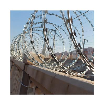 China Sell well Hot Dipped Galvanized Steel Concertina Razor Barbed Wire for sale