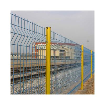 China Security Protection 3D Curved Welded Wire Mesh Garden Fence Panels with Metal Frame for sale