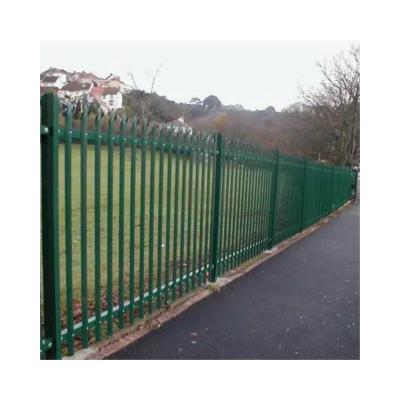 China Hot Sale Heavy duty W and D type palisade fencing, steel palisade fence for sale