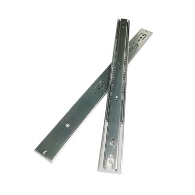 China 3 Fold+Full Extension Us In The Ball Bearing High Quality Hot Sale 45mm Telescopic Handle Soft Narrow Cabinet Drawer Slide for sale