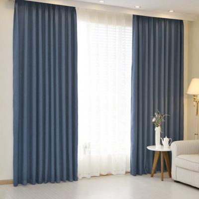 China Fashion Semi Blackout Texture Zhejiang Modern Minimalist Window Curtain For Living Room Bedroom Window Ivory Velvet Blackout Curtains for sale