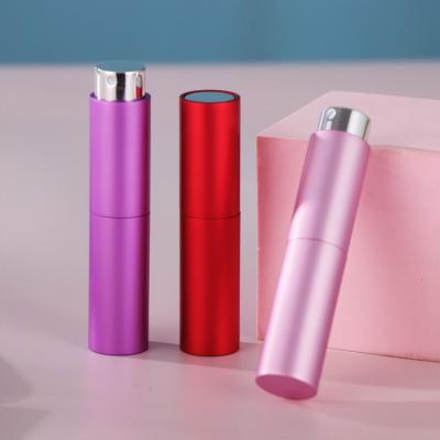 China Cheap Price Cosmetic Round Inner Glass Metal Spray Bottle Travel 5ml Aluminum Spray Empty Perfume Bottle for sale