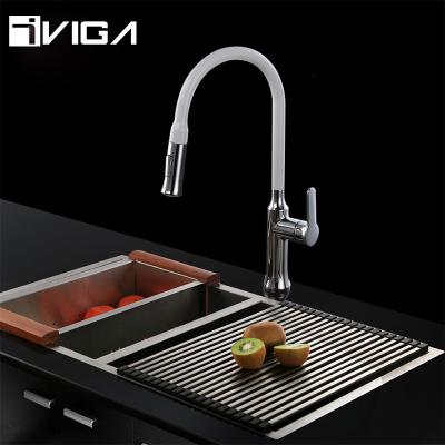 China China Kitchen Supplies Modern Kitchen Sink Faucet Multi Function Brass Body Pull Down 2 Way Kitchen Faucet for sale