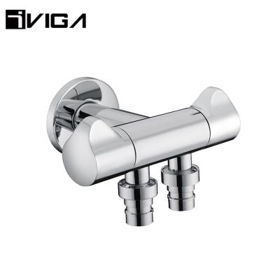 China China Supplier Modern Bathroom Fittings Angle Brass Valves Chrome Bath Mixer for sale