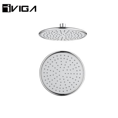 China Without Switch High Quality Rainfall Shower Head Bathroom ABS Rain Overhead Shower Head for sale