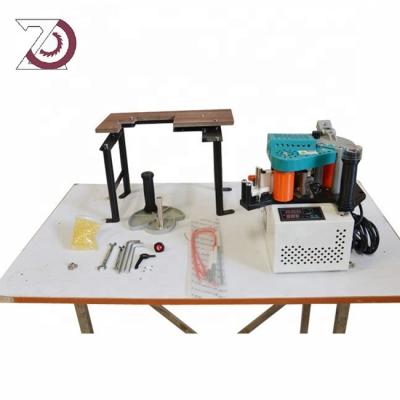 China Woodworking PVC MDF Manual Curve Plywood Dark Edging Machine Portable Enchapadora portatil maquina de banda for sale