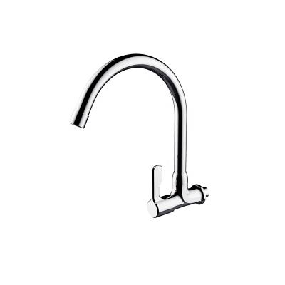 China Cold Water Thermostatic Single Handle Kitchen Faucets Wall Mounted Faucet For Bathroom for sale