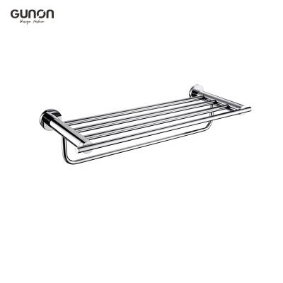 China Fashion Apartment Towel Hanger Rack SS 304 Stainless Steel Bathroom Towel Rack Set for sale