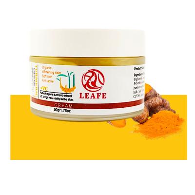 China Best Top French Turmeric Anti Aging Organic Cream For Skin Whitening Peel Tighten Delay Aging Reduce Wrinkles Face Lift Cream for sale