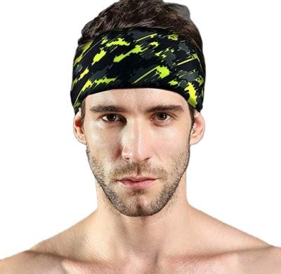 China Absorb Sweat Ready To Ship Polyester Unisex Headband Knitted Sports Fitness Headband Yoga Headband Designer for sale