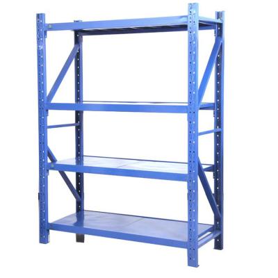 China Storage Shelving OEM&ODM Light/Medium Warehouse/Heavy Duty Metal 4 Layer Storage Metal Rack Warehouse Shelf for sale