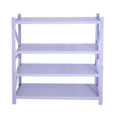 China Double sided factory shelf cheap four tier display rack is made of heavy steel for sale