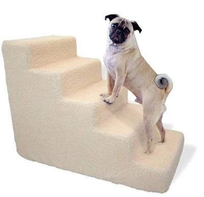 China Viable Pet Stairs For Pet Tall Foam Bed Steps 5 White Cat Animal Ramp Dog Steps Dog Steps Stairs for sale