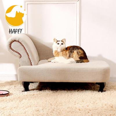 China Durable PU Fabric Velvet Pet Sling Couch For Small Dog Cat Pet Ultra Plush Snuggle Pet Bed Sofa for sale