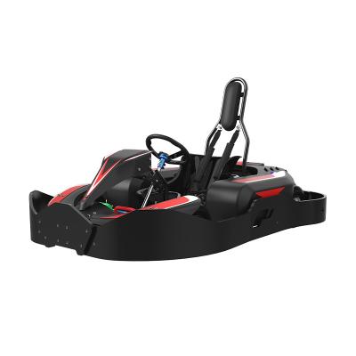 China Black Red 48V Volt Junior Racing Go Kart 135Kg Fast Track Karting for sale