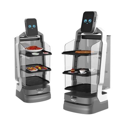 China ALL Factory price artificial voice and tech autonomous robot for food delivery and greeting service for sale