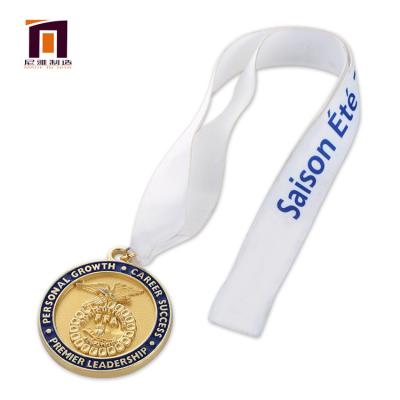 China Professional Custom Ribbon Lanyard Sports Souvenir Award Medal Hotel and Resort Medallion Gift Craft for sale