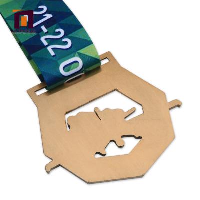 China Niya Customizable Wholesale Medal Manufacturing Die Casting Custom Soft Enamel Gold Medal With Ribbon for sale