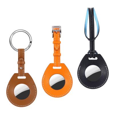 China 2021 New Arrival Niya Key Chain Case Cover Custom Leather Portable Protective Leather Key Ring Holder for sale