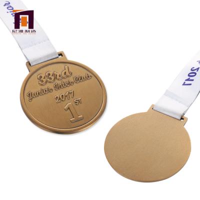 China Customized Customized Designed Customizable Cheap Metal Award Souvenir Shape Champions League 3D Medal for sale