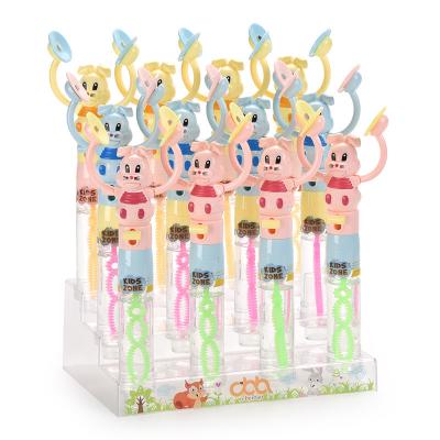 China Outdoor Funny Toy Bubble Wand Bubble Stick Playing Rabbit Key One Of Cymbals Hitting With Ringing Noise And Bubbling Blowing And Sticking Tongue To Tease for sale