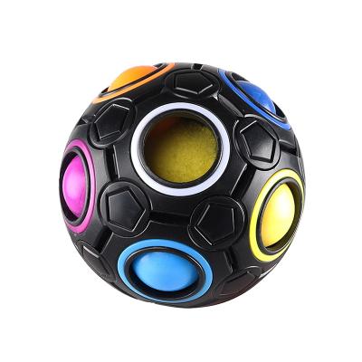 China Eductional Toys Cube Toy Puzzle Rotation Fidget Magic In Fun Newcomer Stirring Person Rainbow Ball Toys Infinite Cube Wholesale Custom 3D Magic for sale