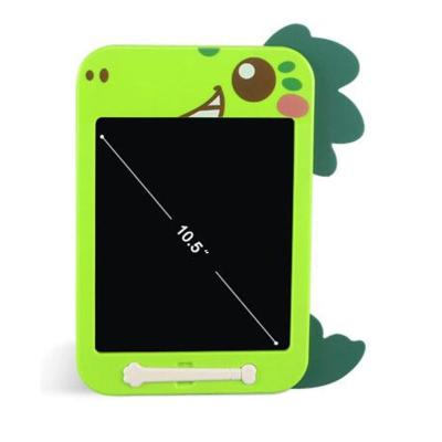 China Cute Cartoon Style 10.5 Inch LCD Color Screen Dinosaur Drawing Board 1x CR2025 With Bag Writing Board Writing Board for sale