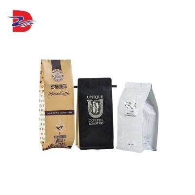 China Safety 1Kg Coffee Custom Heat Seal Plastic Tea Matte Packaging Bag With Valve for sale