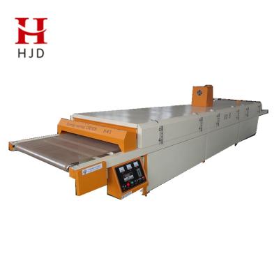 China Industrial Conveyor Belt Type Microwave Tunnel Spice Tissue Printer Dryer HJD-K for sale