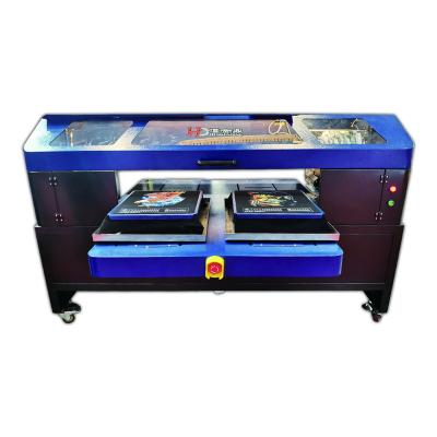 China Flatbed T-shirt Screen Printing Machine Desktop T-shirt Inkjet Printer DTG Dye for sale