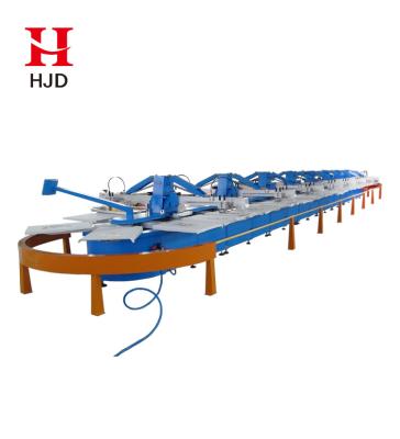 China Automatic Fabric Printer 8 Color Textile Screen Printing Machine for sale