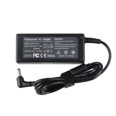 China ForHP Laptop Price 19V 3.16A 60W Laptop AC Adapter Charger Good For HP With CE RoHS FCC for sale