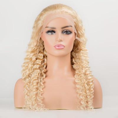 China Factory Sale 2years Long Lasting Good Quality Blonde Virgin Human Hair Wig 613 13x4 Lace 613 13x4 Brazilian Human Front Wig for sale