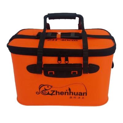 China Custom Color Outdoor EVA Fishing Tackle Bucket Portable Folding Bag Custom Color Folding Bag For Sale for sale