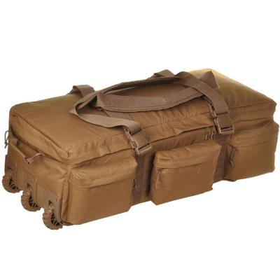 China Waterproof Fashion Army Loadout Rolling Luggage Bag Travel Military Duffel Bag for sale