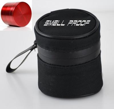 China Moisture Proof Smell Scent Trapping, Odorless, Smell Proof Stash Bag With Carbon Liner For Herb Grinder for sale