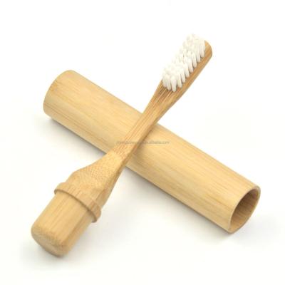 China 2021 New Travel Portable Battery Operated Eco-Friendly Folding Cute Bamboo Toothbrush for sale